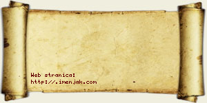 Janko Mošorinac vizit kartica